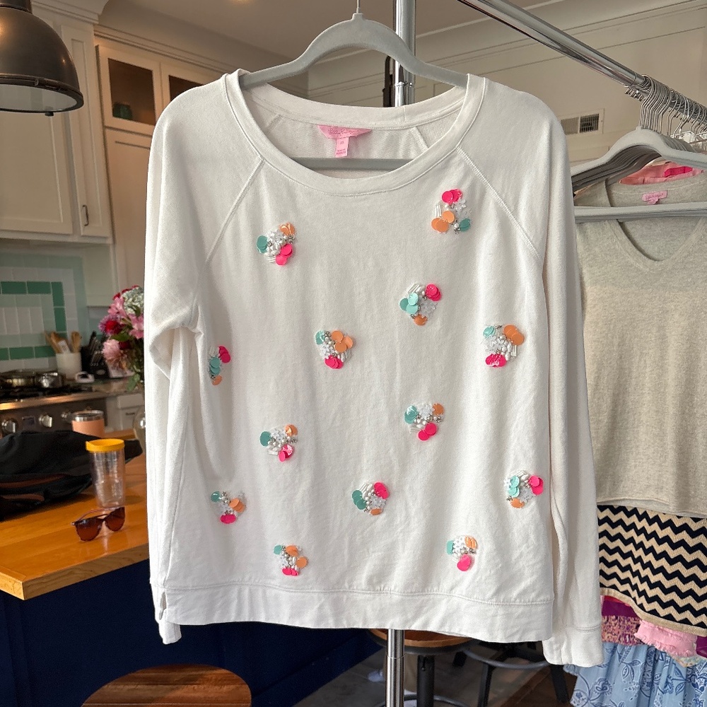 Lilly Pulitzer Light Sweater Bedazzled